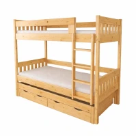 Palanda ELIŠKA s přistýlkou a úložnými prostory z masivu