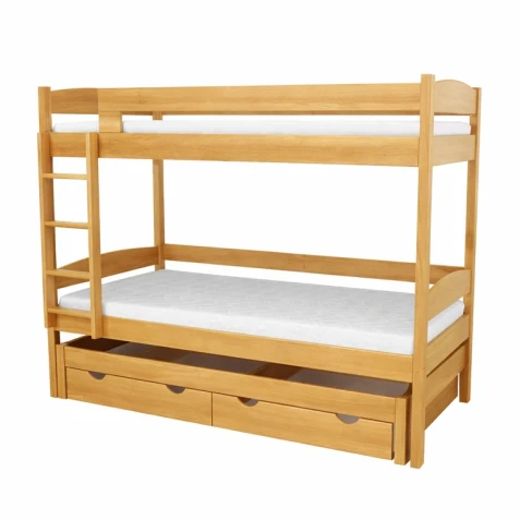 Palanda MARUŠKA s přistýlkou a úložnými prostory z masivu