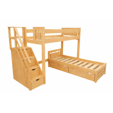 Rohová palanda ZUZKA se schůdky z masivu